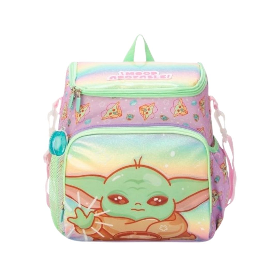 Maleta Nido + Lonchera + Cartuchera Star Wars Baby Yoda Niña3
