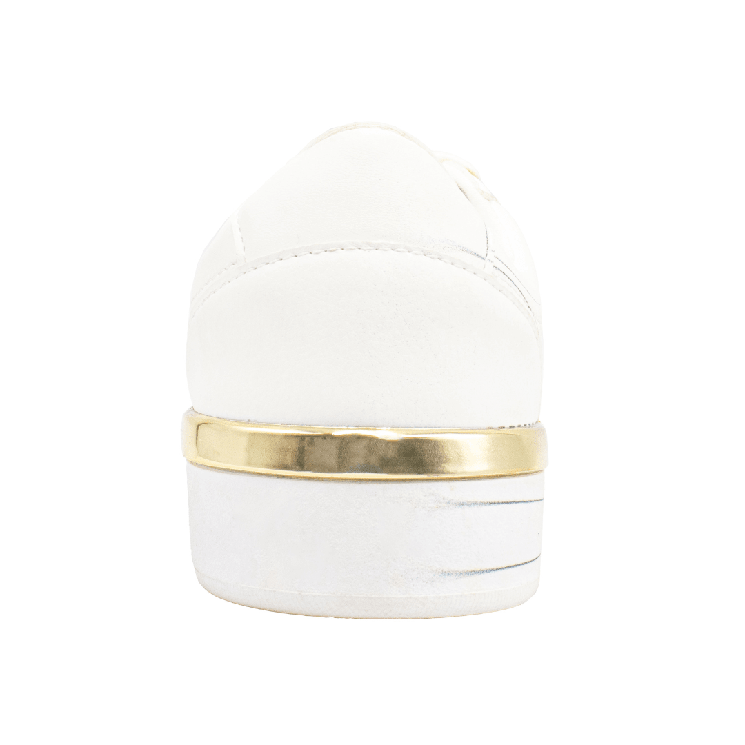 Zapatillas Garfield Blancas con Dorado Mujer3