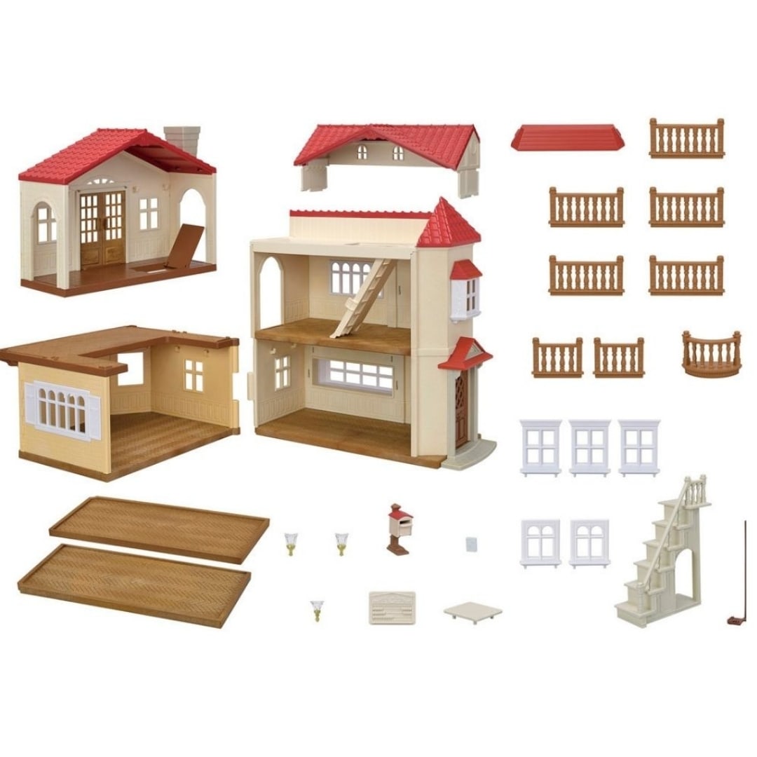 Juguete Sylvanian Ternurines Casa con Luces y Atico Secreto 36 cm3