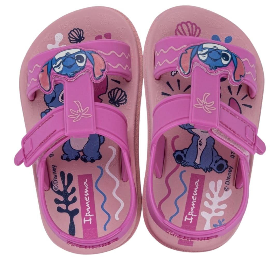 Sandalias Bebe Playeras Stitch Ipanema Lila3