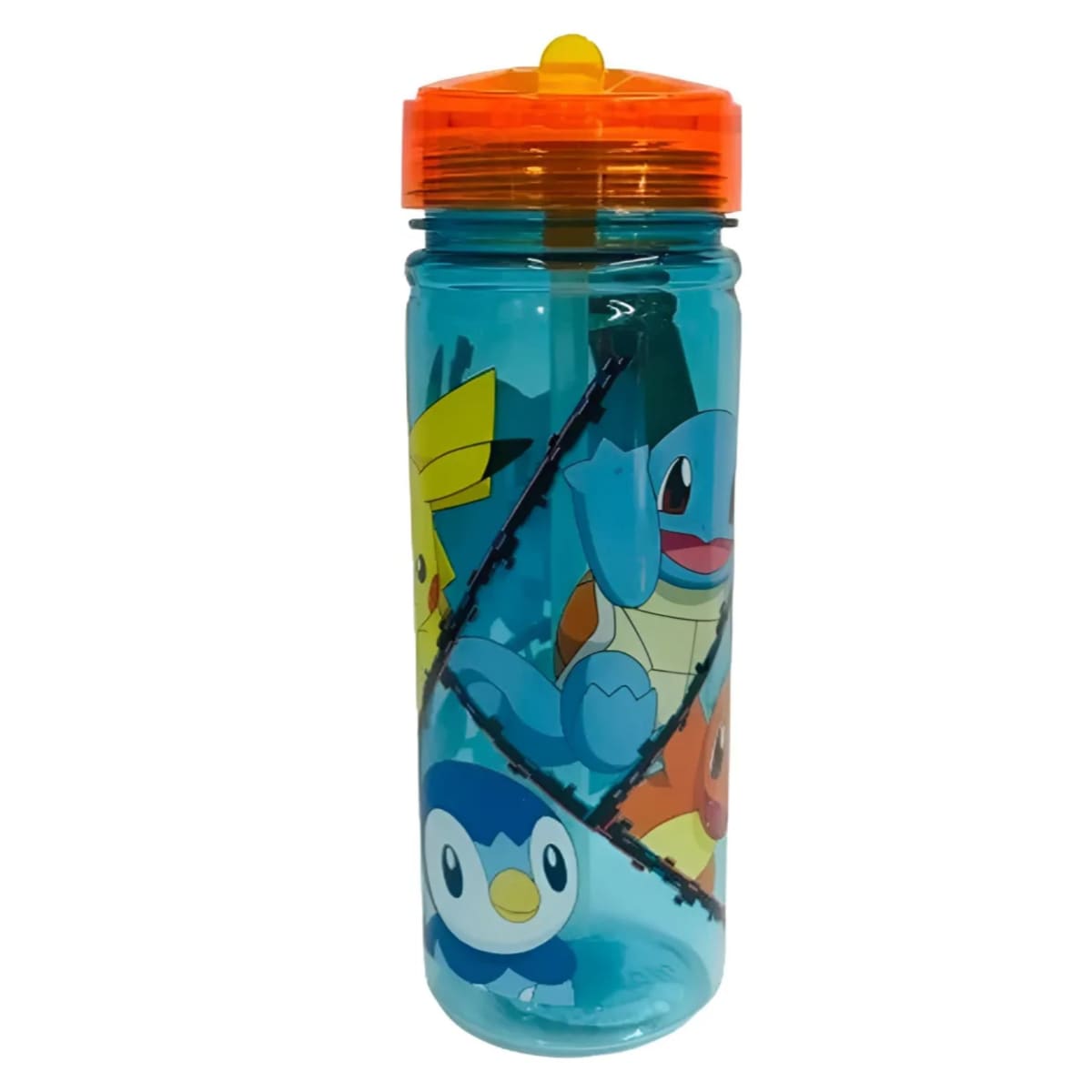 Tomatodo Escolar Botella Con Cañita Pokemon 580 ML3