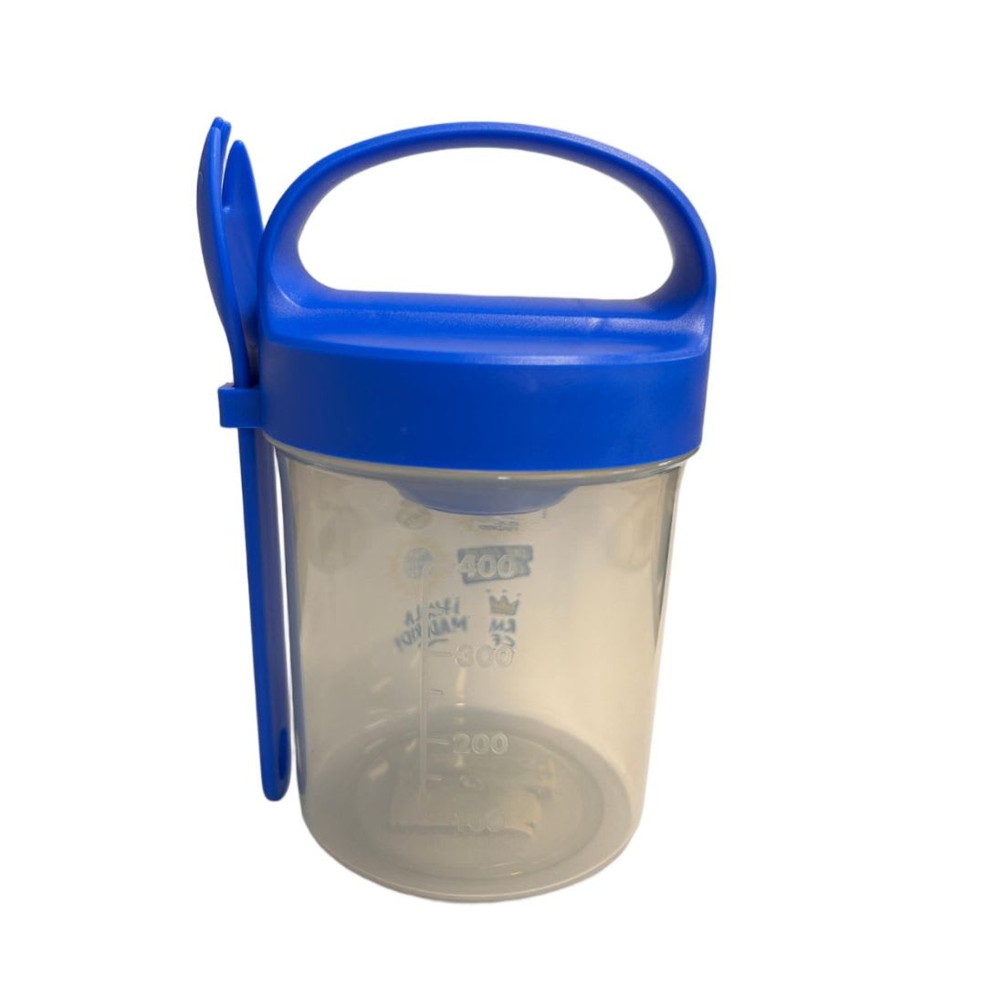 Taper con Cuchara Escolar Real Madrid Futbol 560 ML3