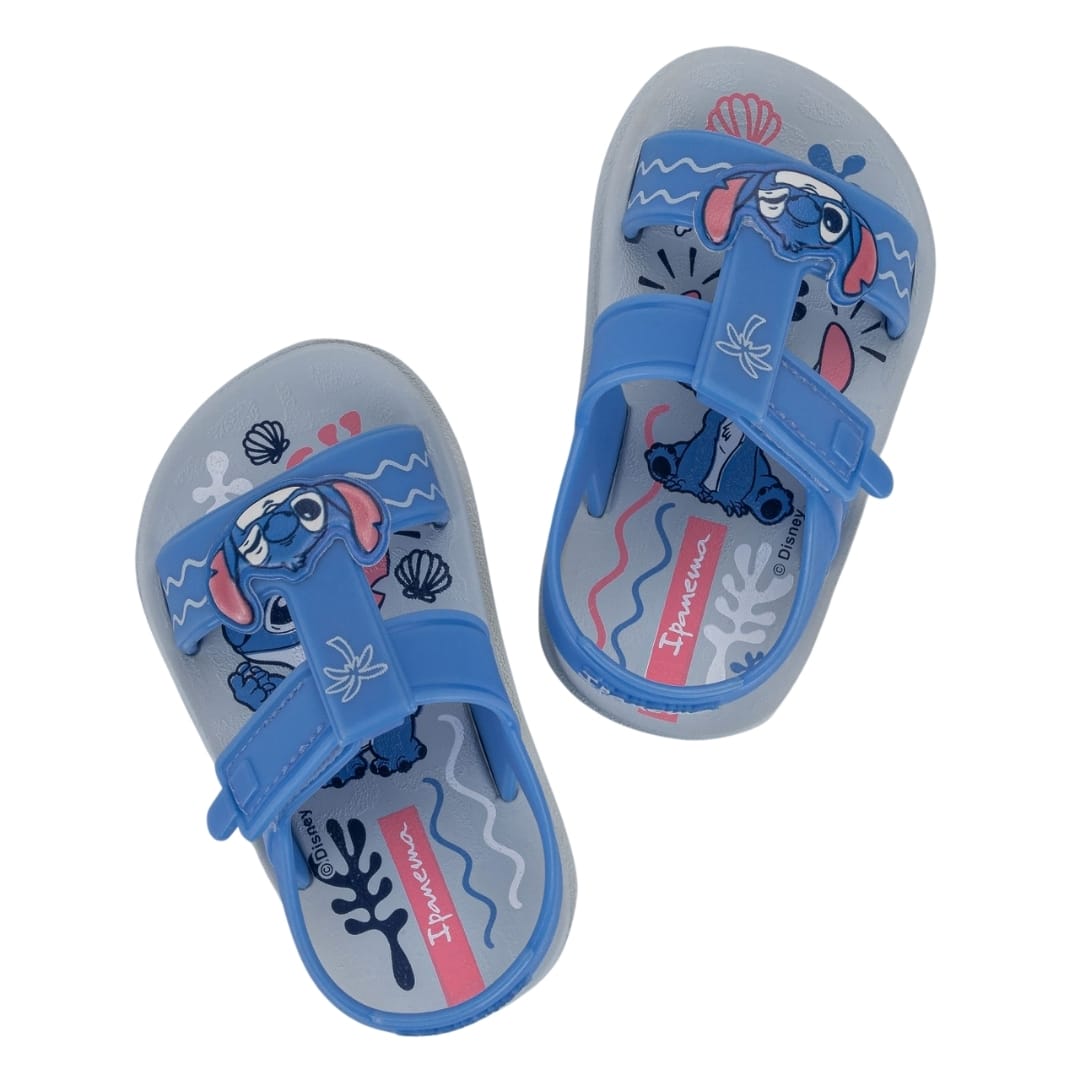 Sandalias Bebe Playeras Stitch Ipanema Celeste2