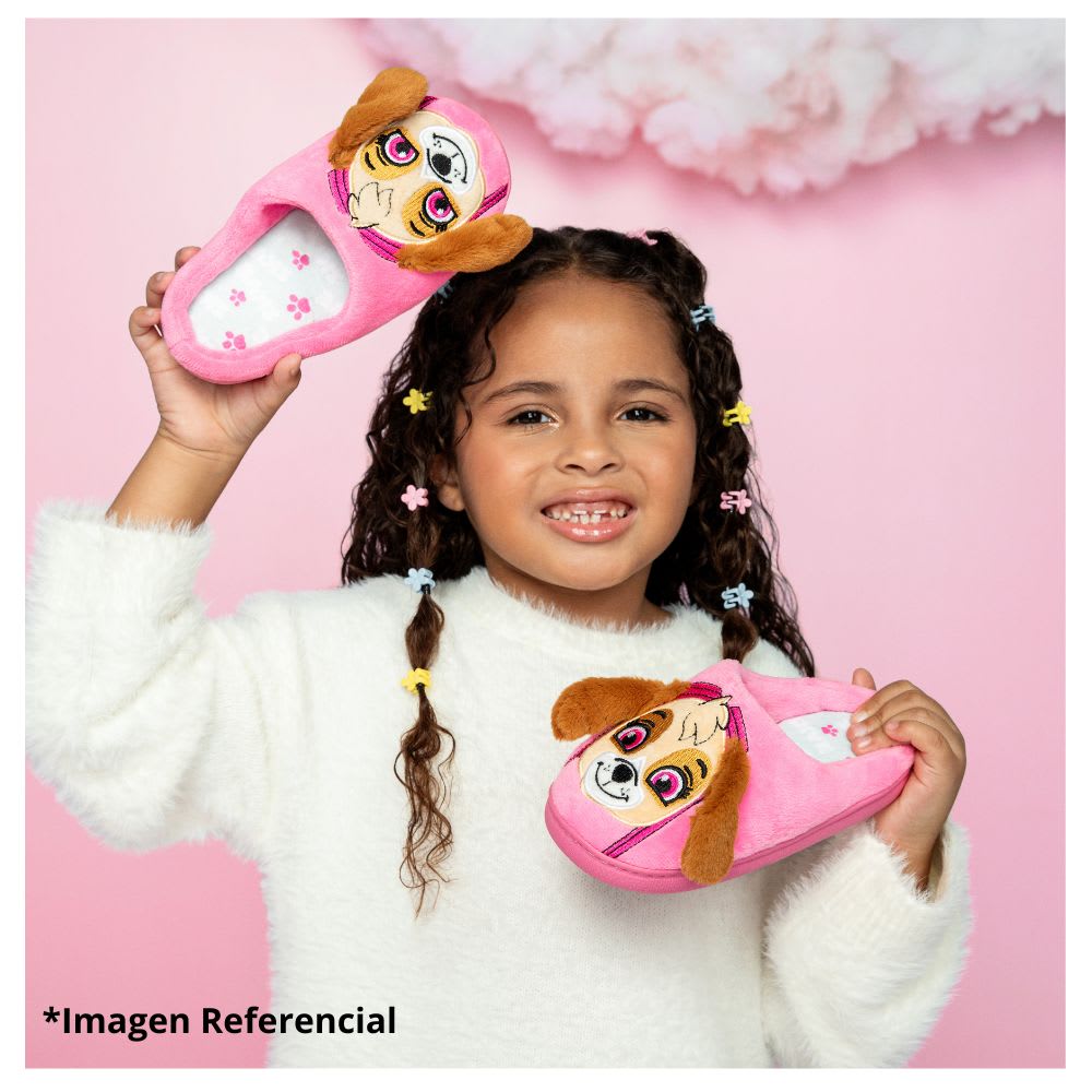 Pantuflas Casuales Niña Skye Paw Patrol Rosado5