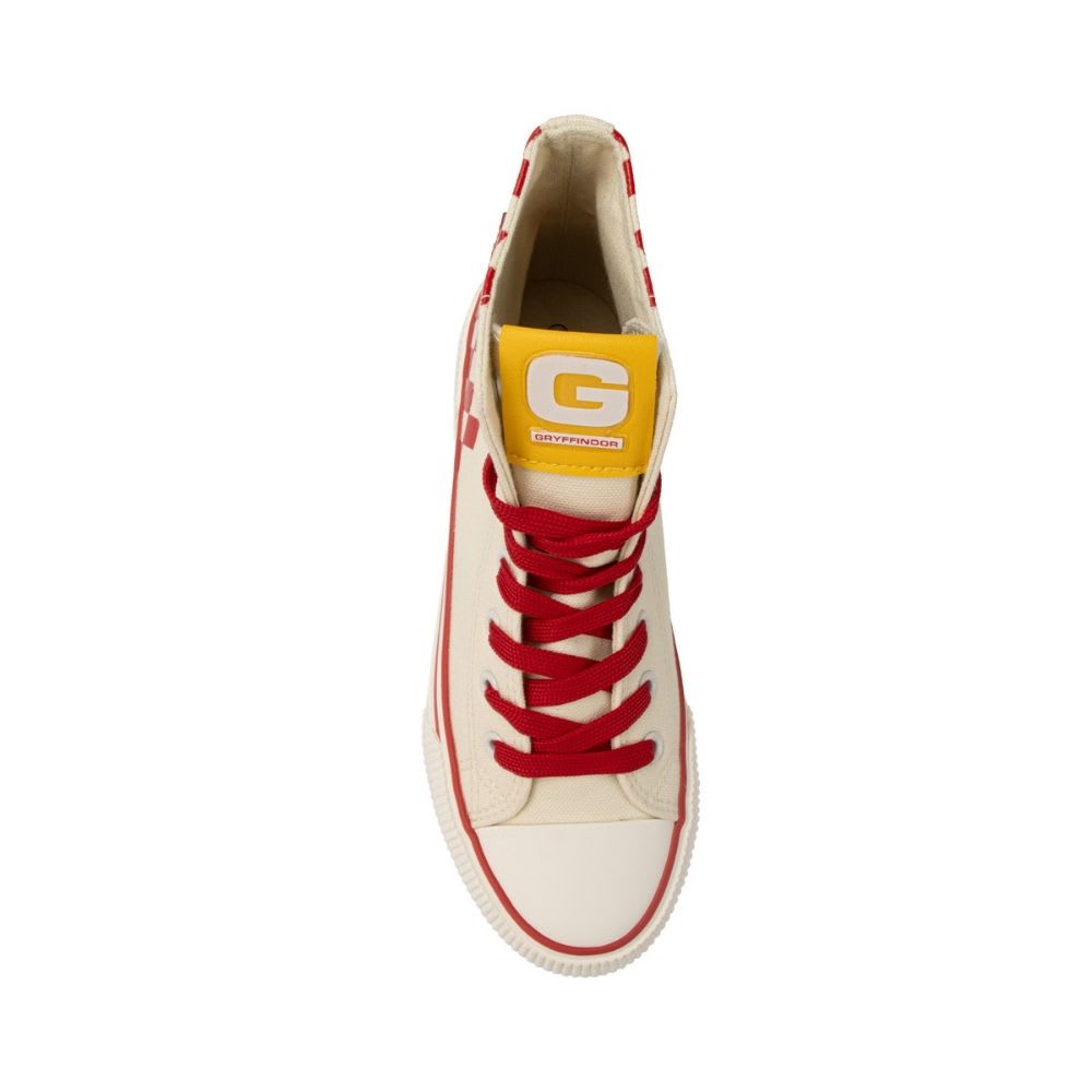 Zapatillas Urbanas Botin Mujer Harry Potter Gryffindor Blanco3
