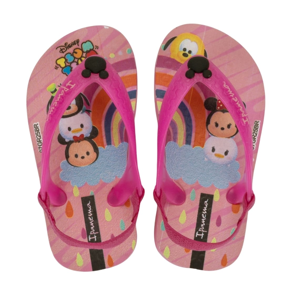 Sandalias Bebe Disney Ipanema Rosado2