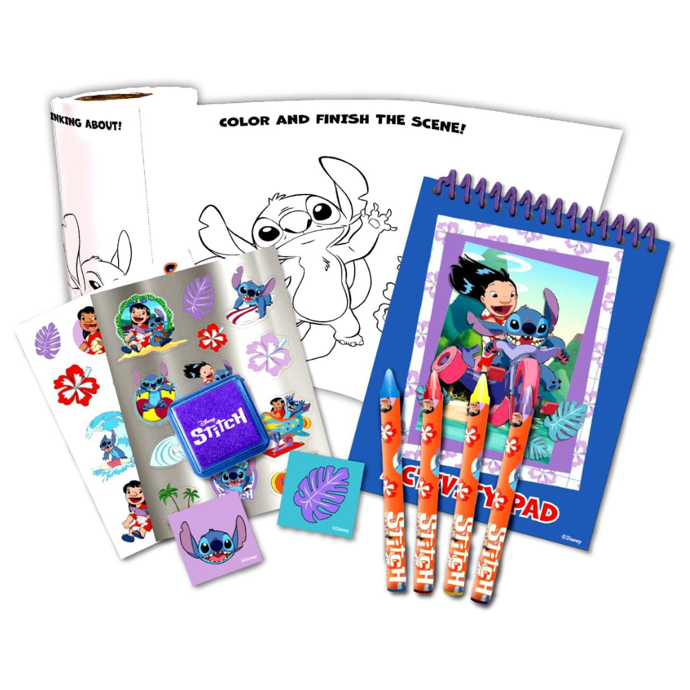 Super Set de Manualidades Creativo Tipo Maleta Stitch Disney4