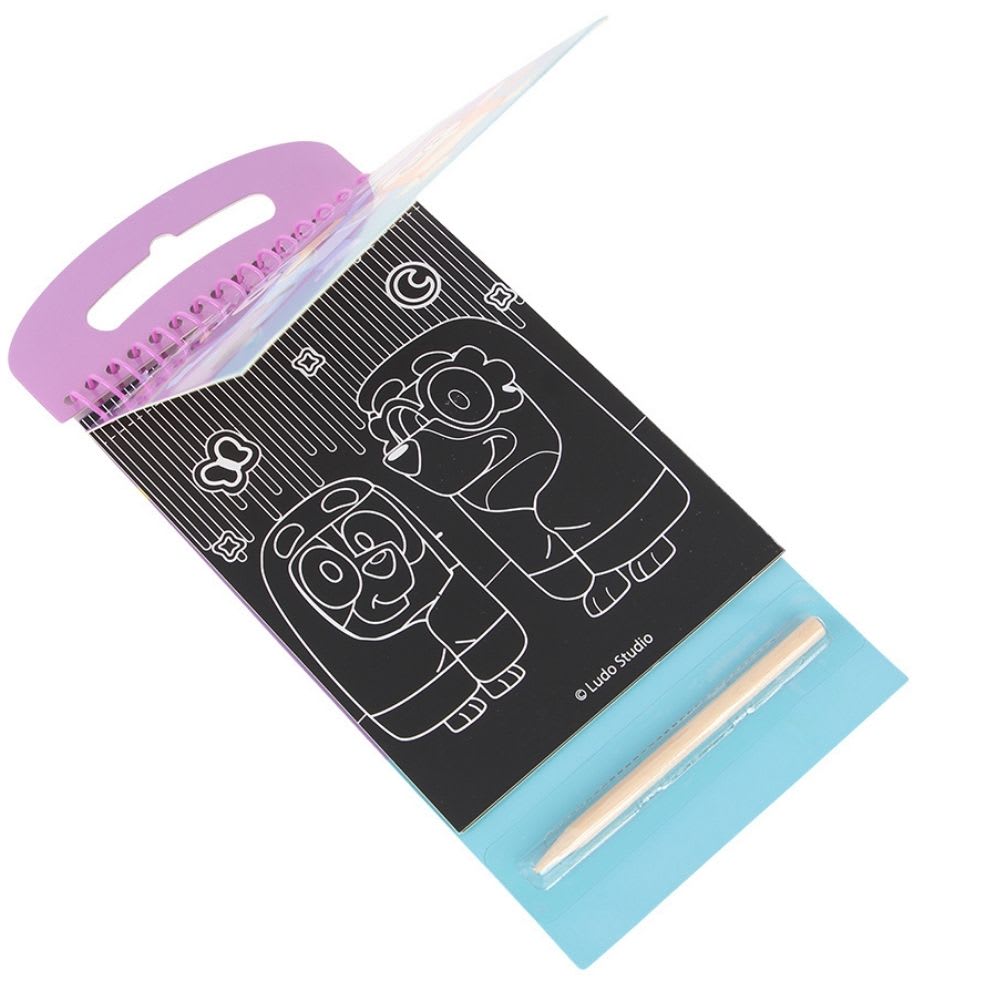 Scratch Book Cuaderno Artesco Bluey2