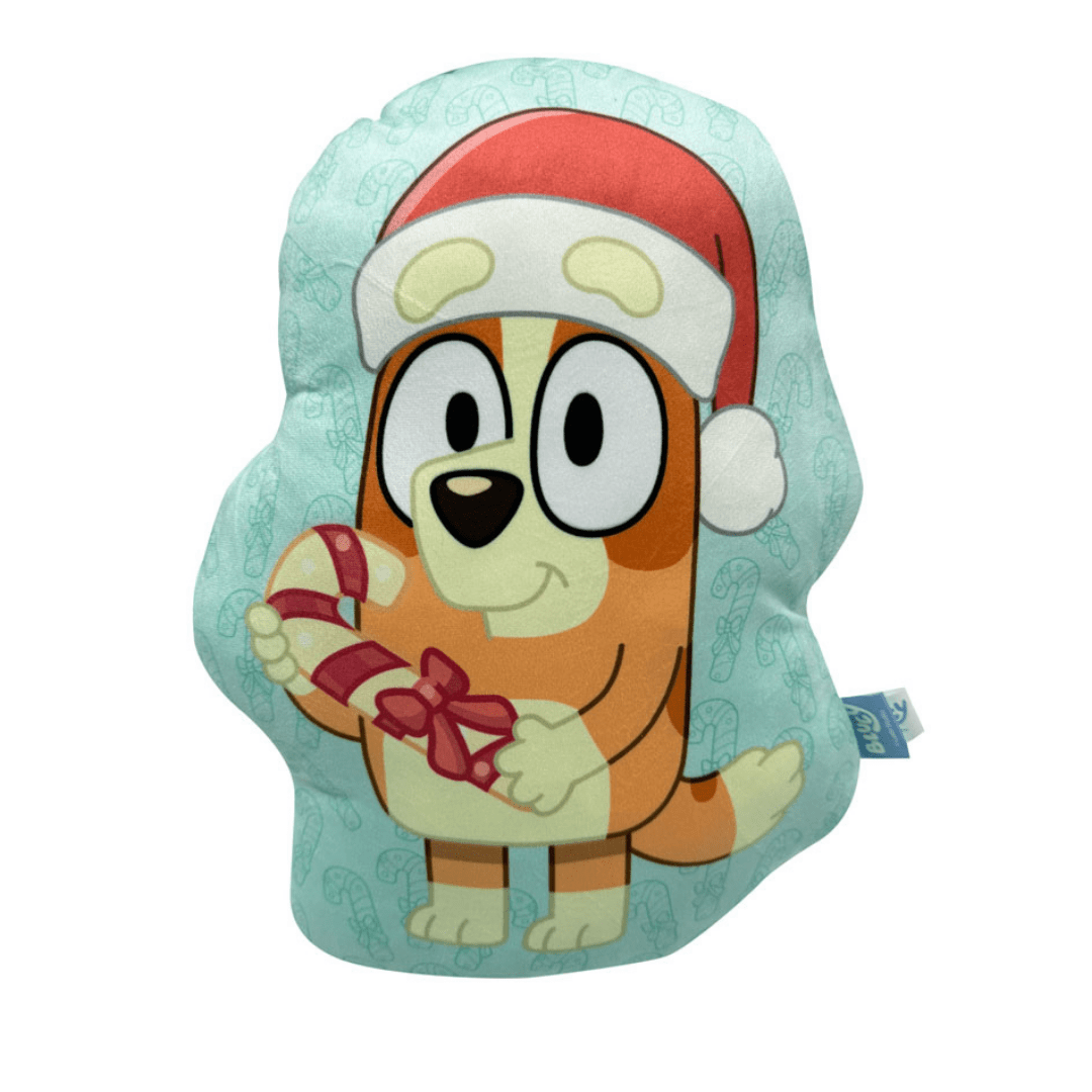 Cojin navideño decorativo Bluey Bingo 40x38cm 0