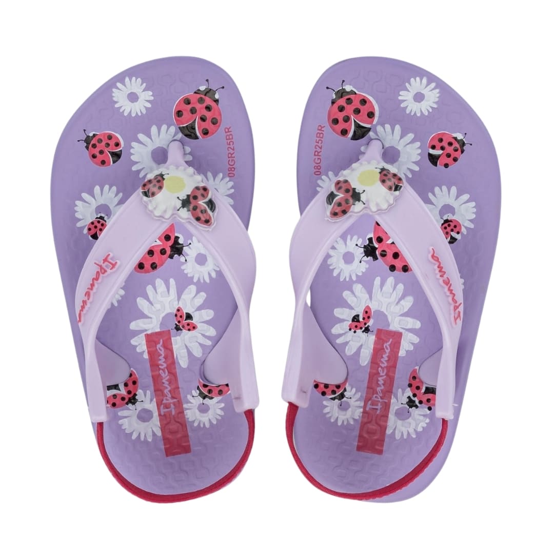 Sandalias Bebe Mariquitas Ipanema Lila2