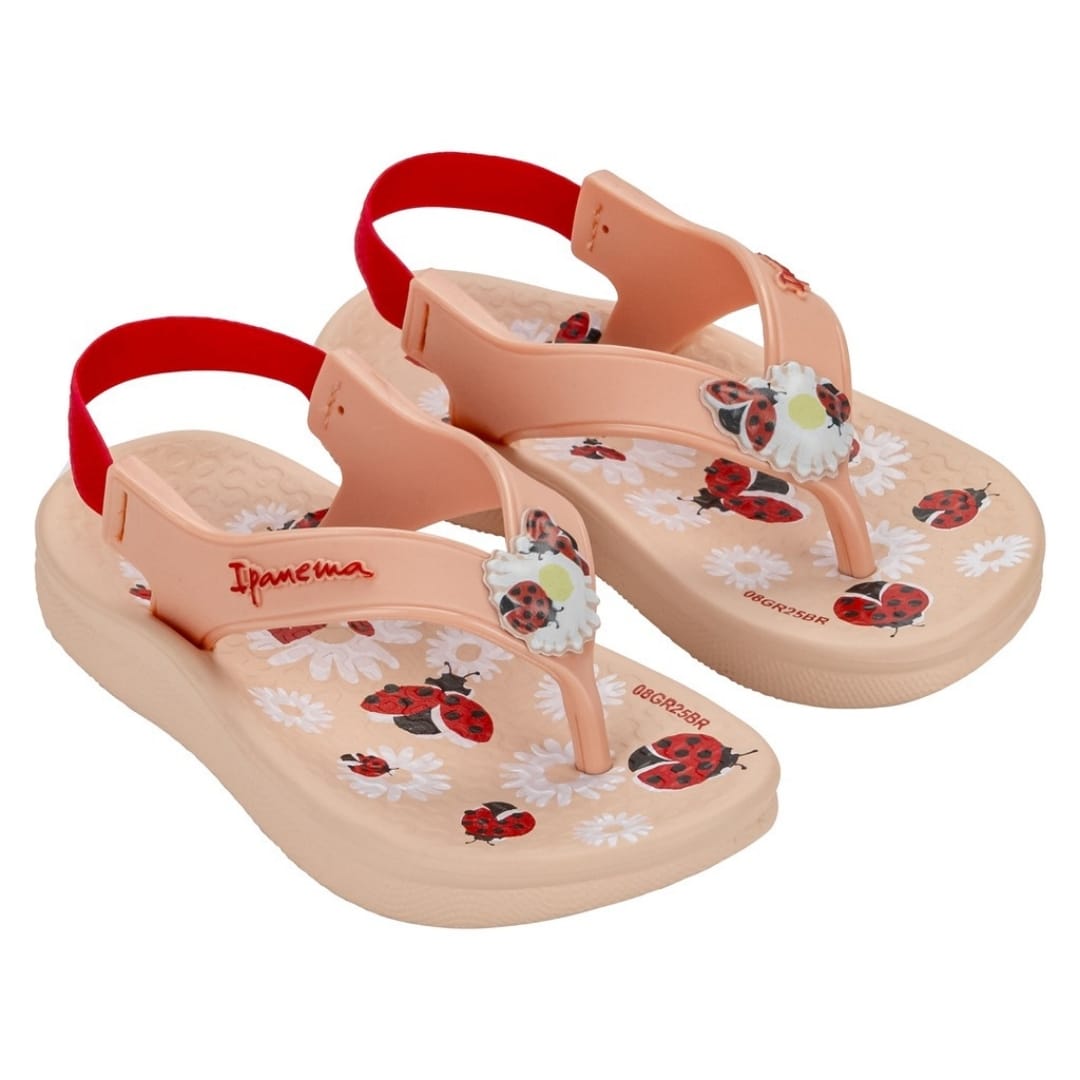 Sandalias Bebe Mariquitas Ipanema Beige 0