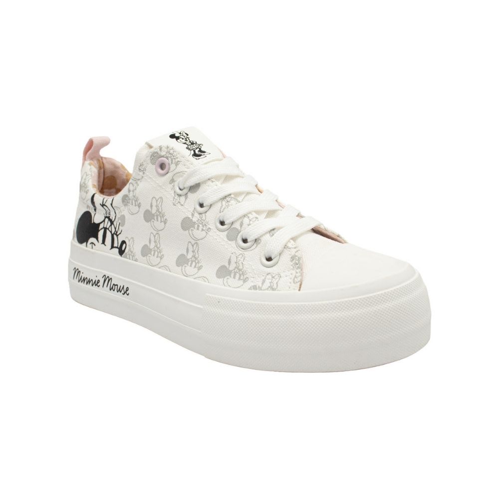 Zapatillas Mujer Urbanas Minnie Mouse Blanco2