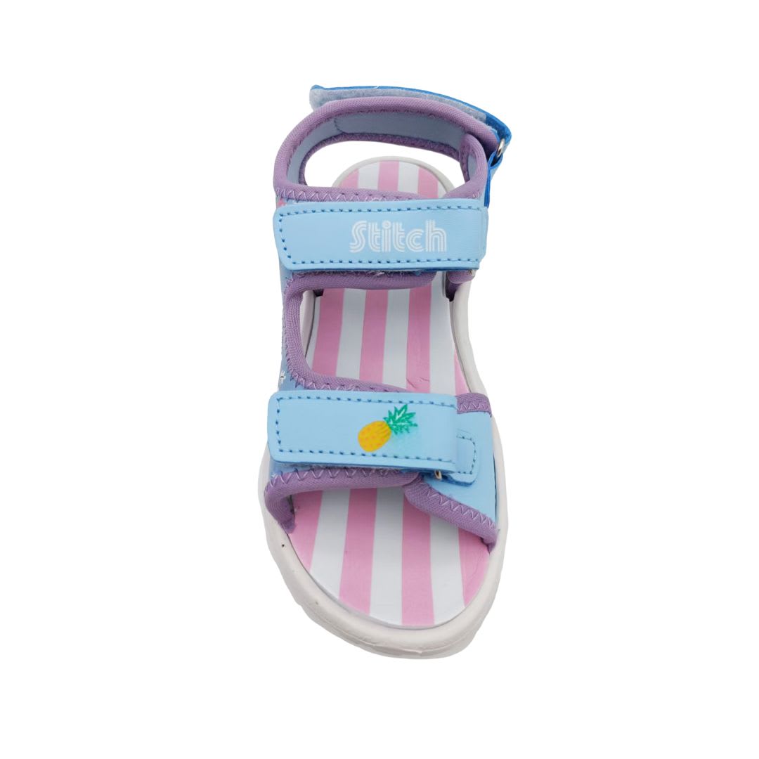Sandalias Niña Playera Stitch Piña Lila2