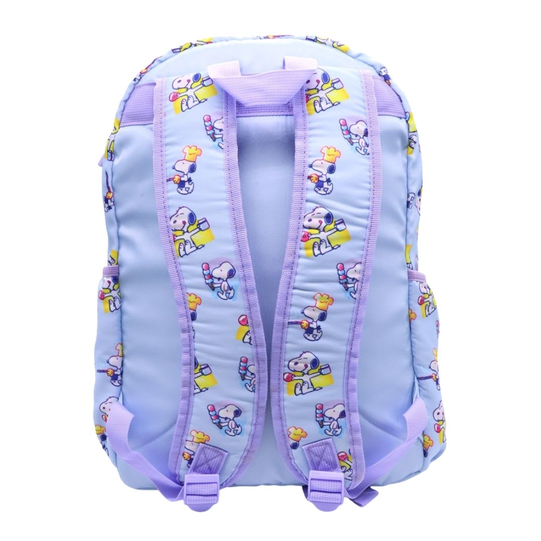 Pack Escolar Mochila Snoopy Lila Oficio3