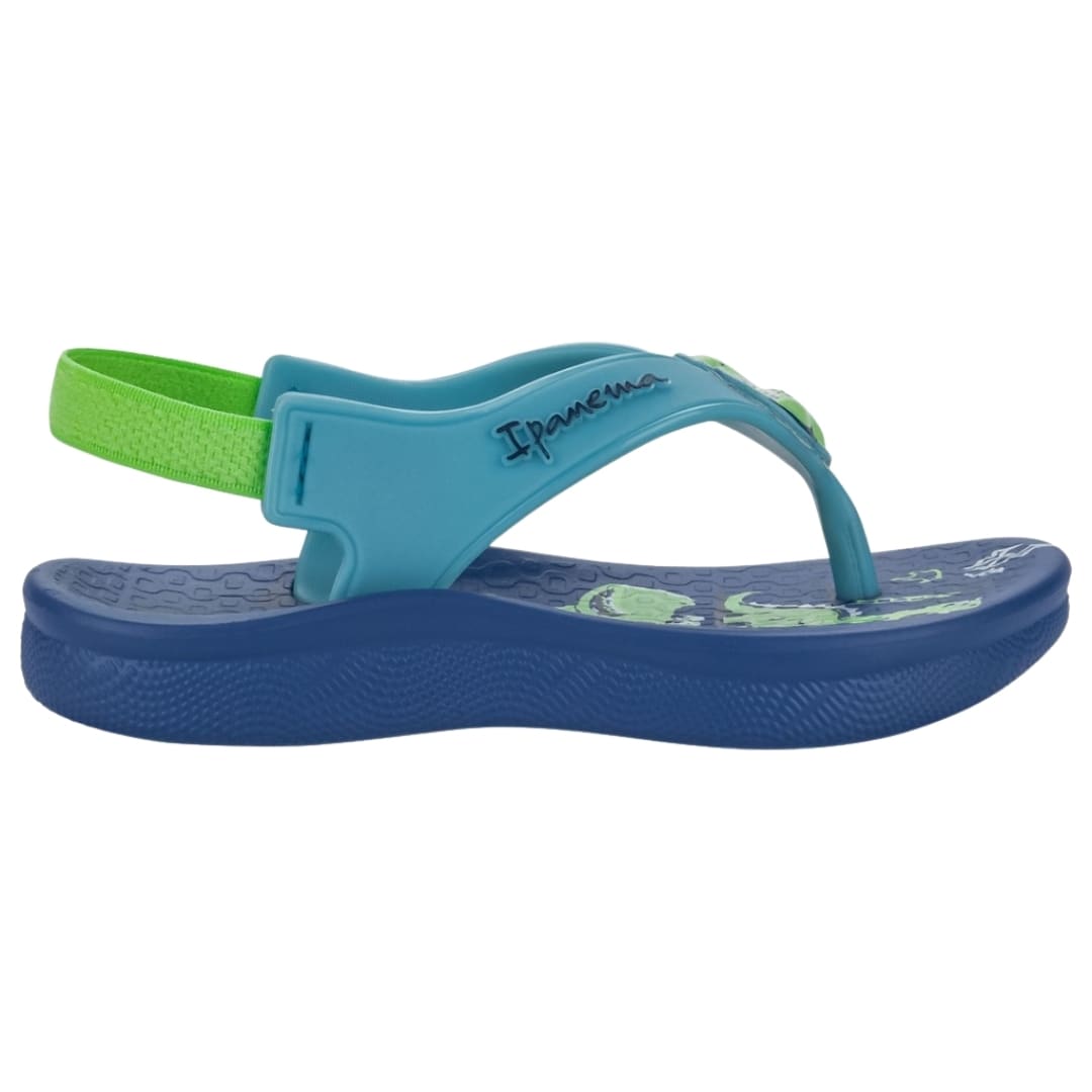 Sandalias Bebe Dinosaurios Ipanema Azul3