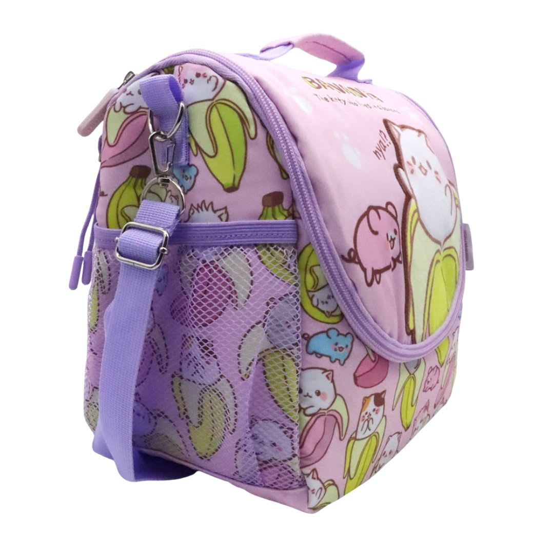 Pack Escolar Mochila Bananya Gatito Gabby Anime Oficio4