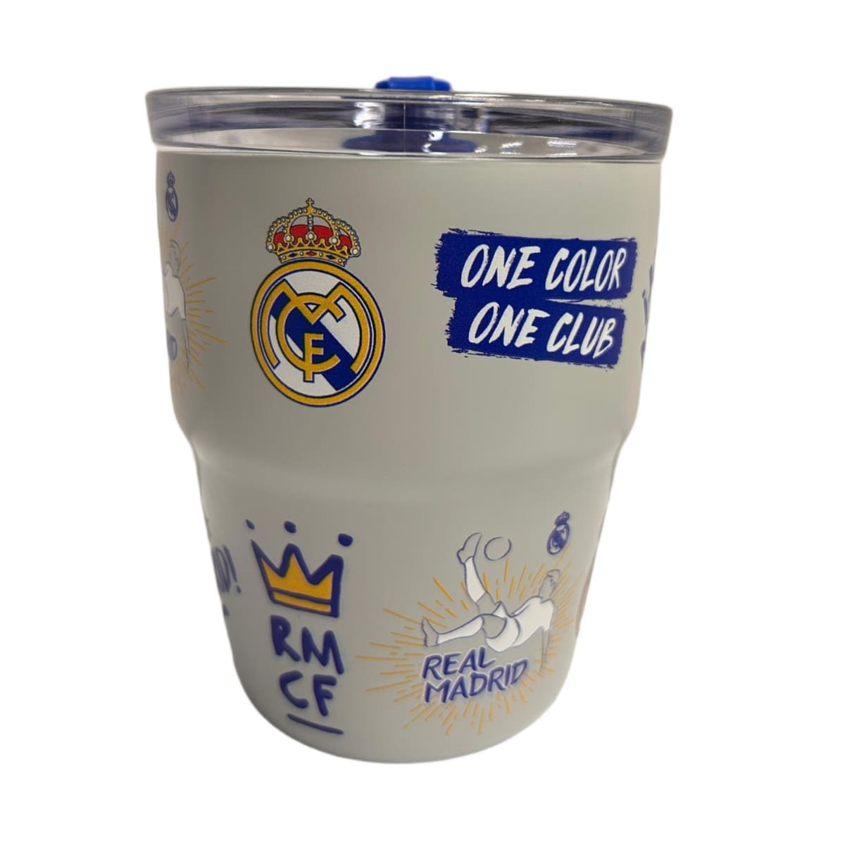 Mug vaso con cañita Real Madrid Futbol Chibi 480 ml2