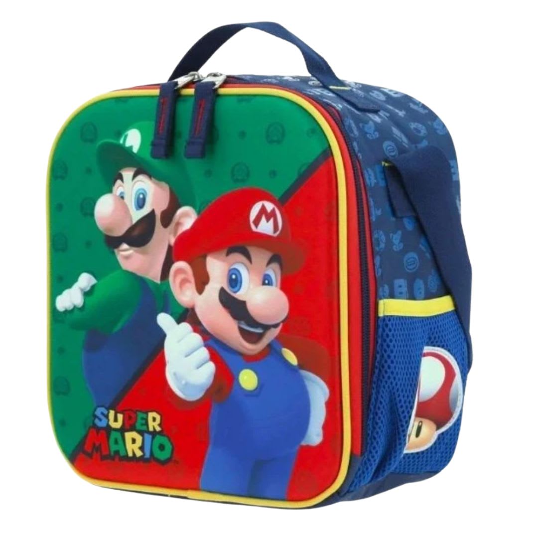 Pack Mochila y lonchera Luigui Mario Bros Oficio4