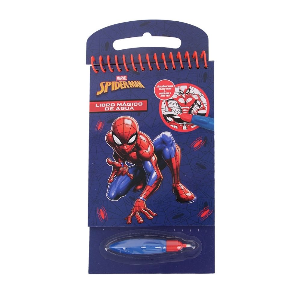 Libro Cuaderno Magico de Agua Artesco Spiderman 0