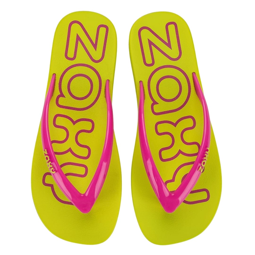 Sandalias Mujer Playeras Zaxy Amarillo2