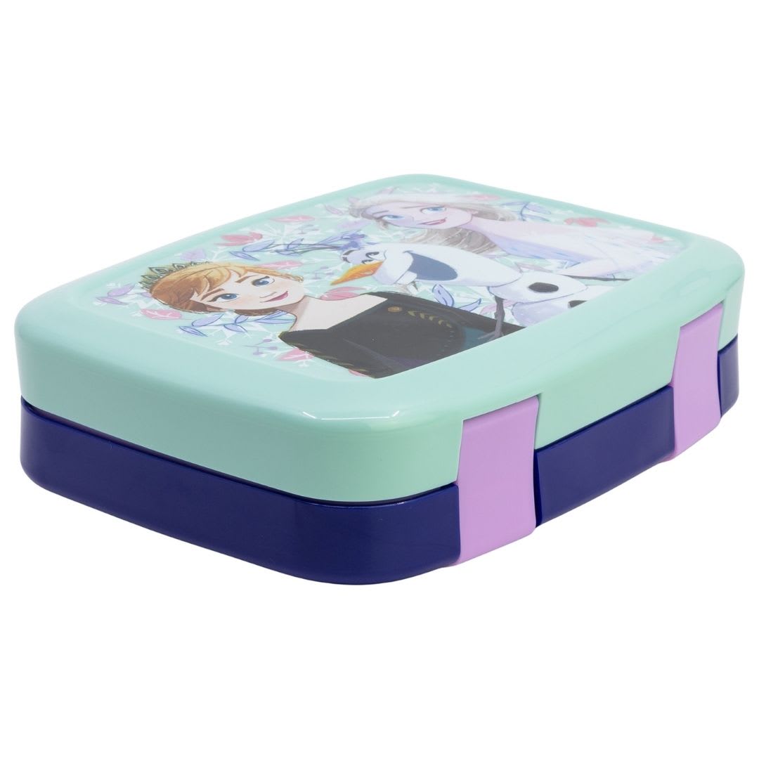 Taper con divisiones Escolar Bento Frozen3