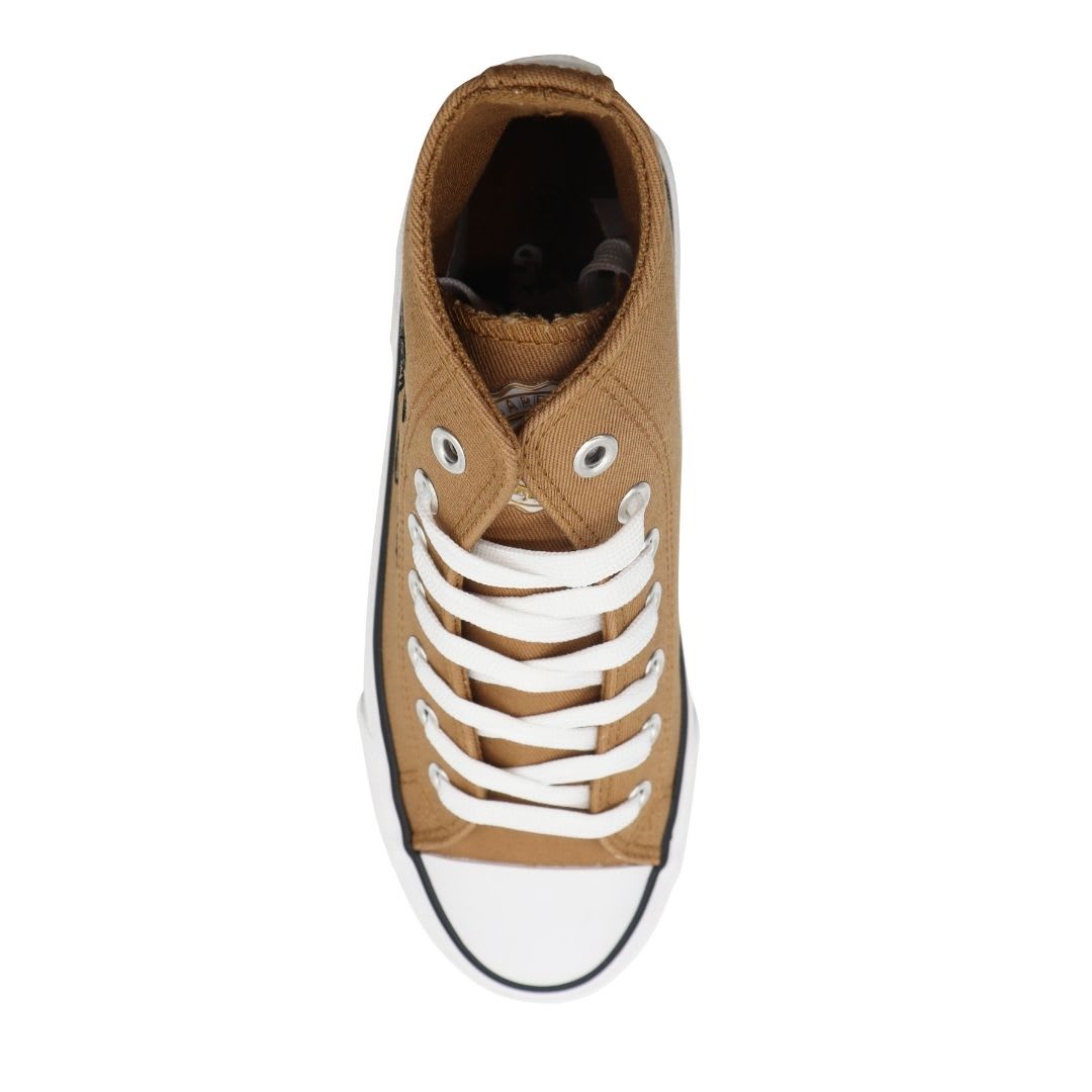 Zapatillas Mujer Garfield Botin Marron4