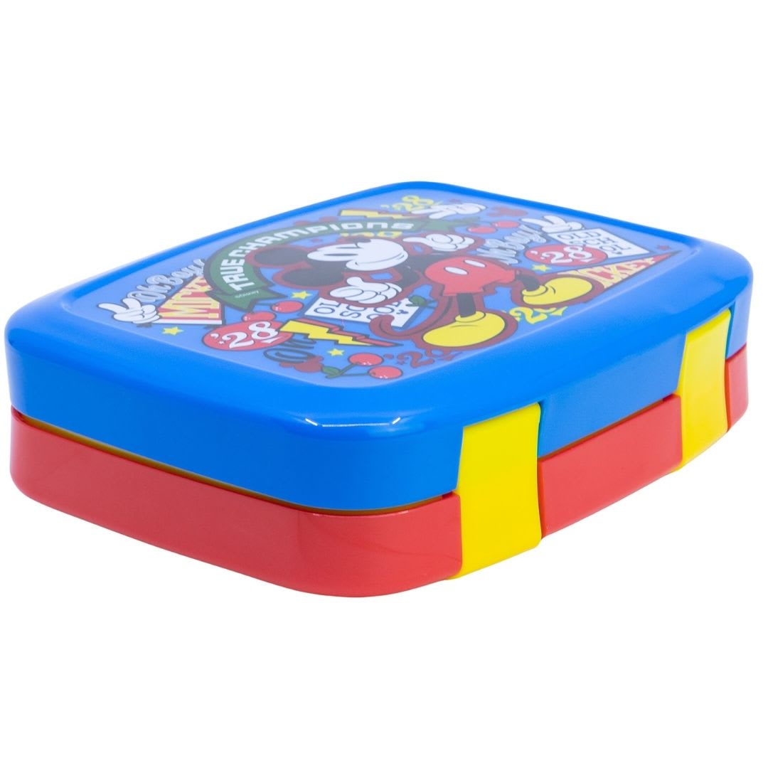Taper con divisiones Bento Escolar Mickey3