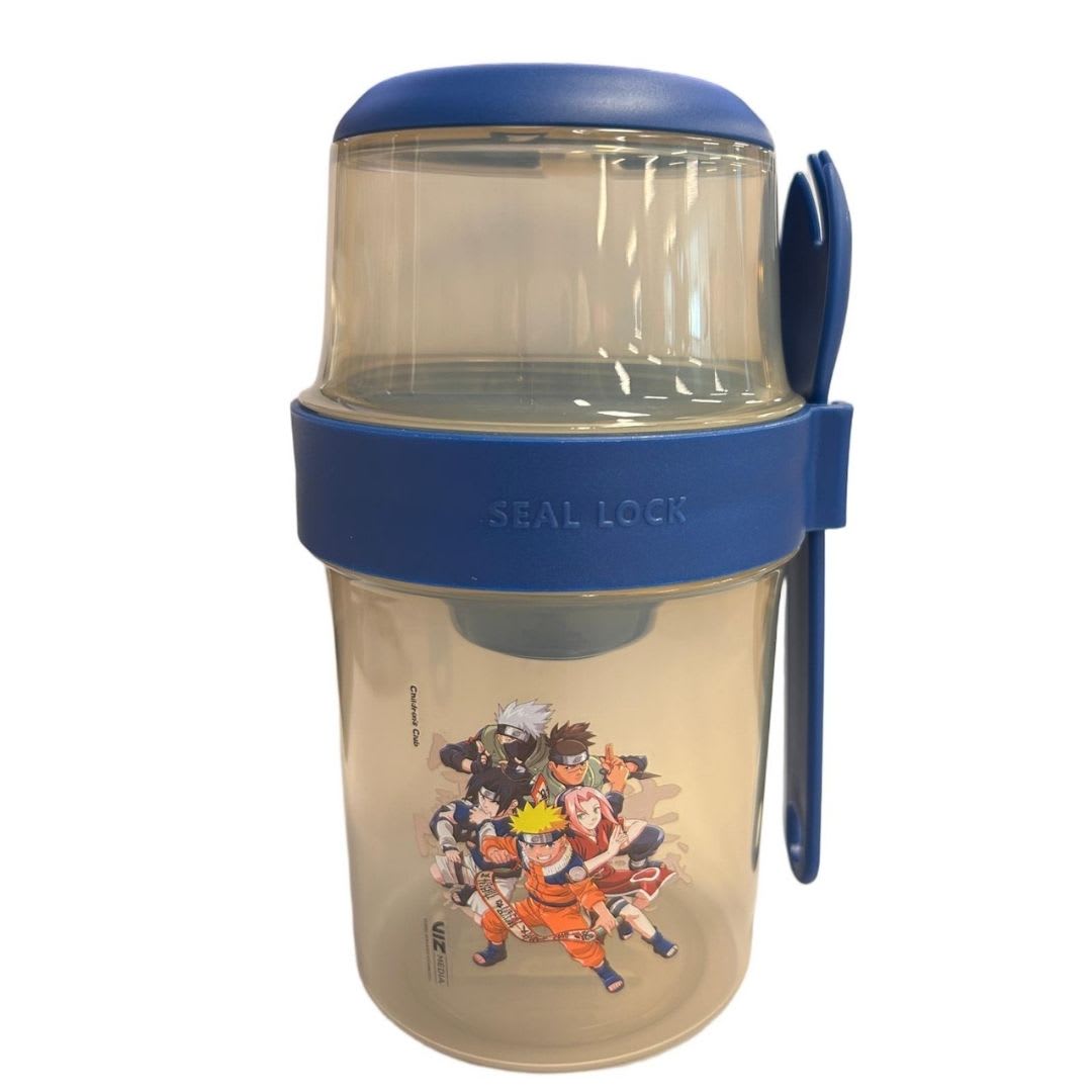 Vaso Yogurera Escolar Naruto Anime 310 ML + 560 ML 0