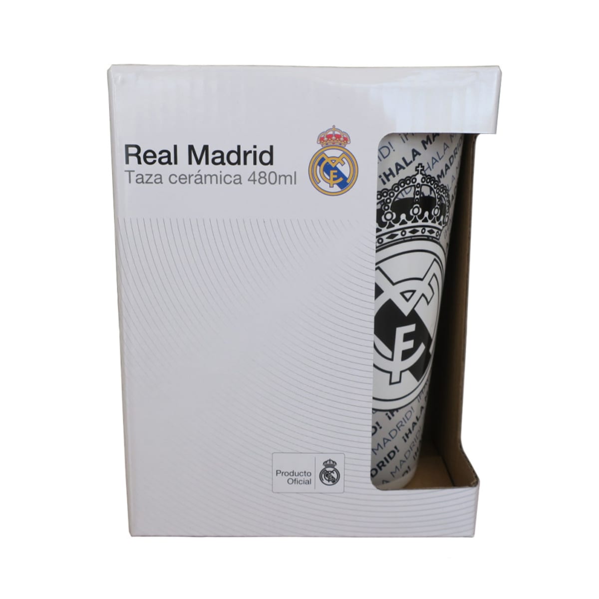 Mug Taza Alta Real Madrid Futbol Escudo 480 ML3