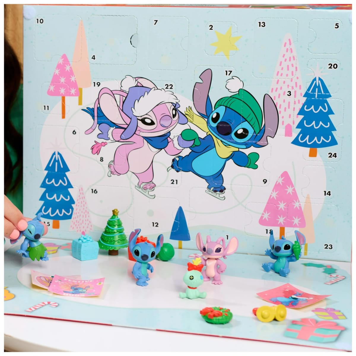 Calendario de Adviento Disney Stitch Just Play con 24 Sorpresas Juguete Infantil3