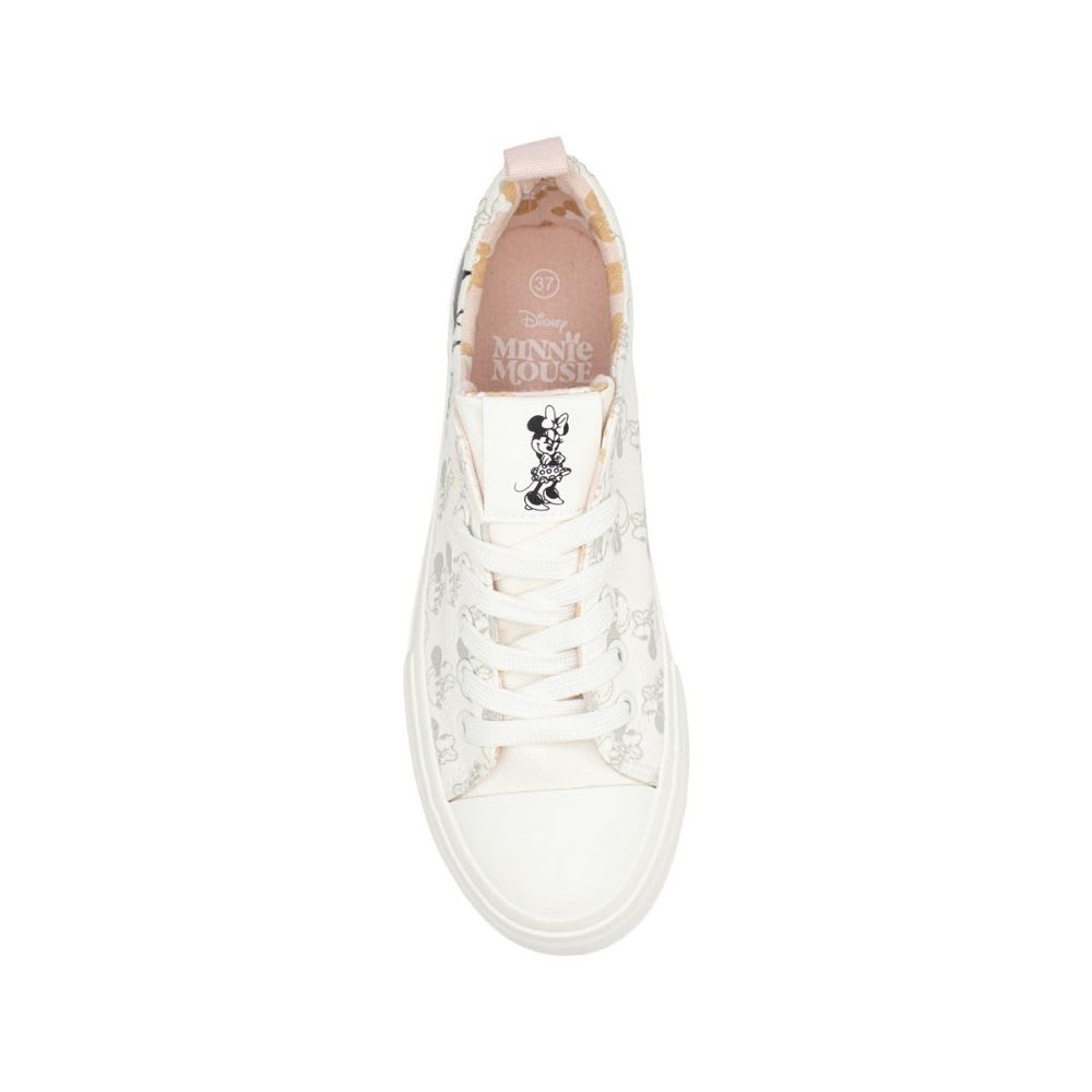 Zapatillas Mujer Urbanas Minnie Mouse Blanco4