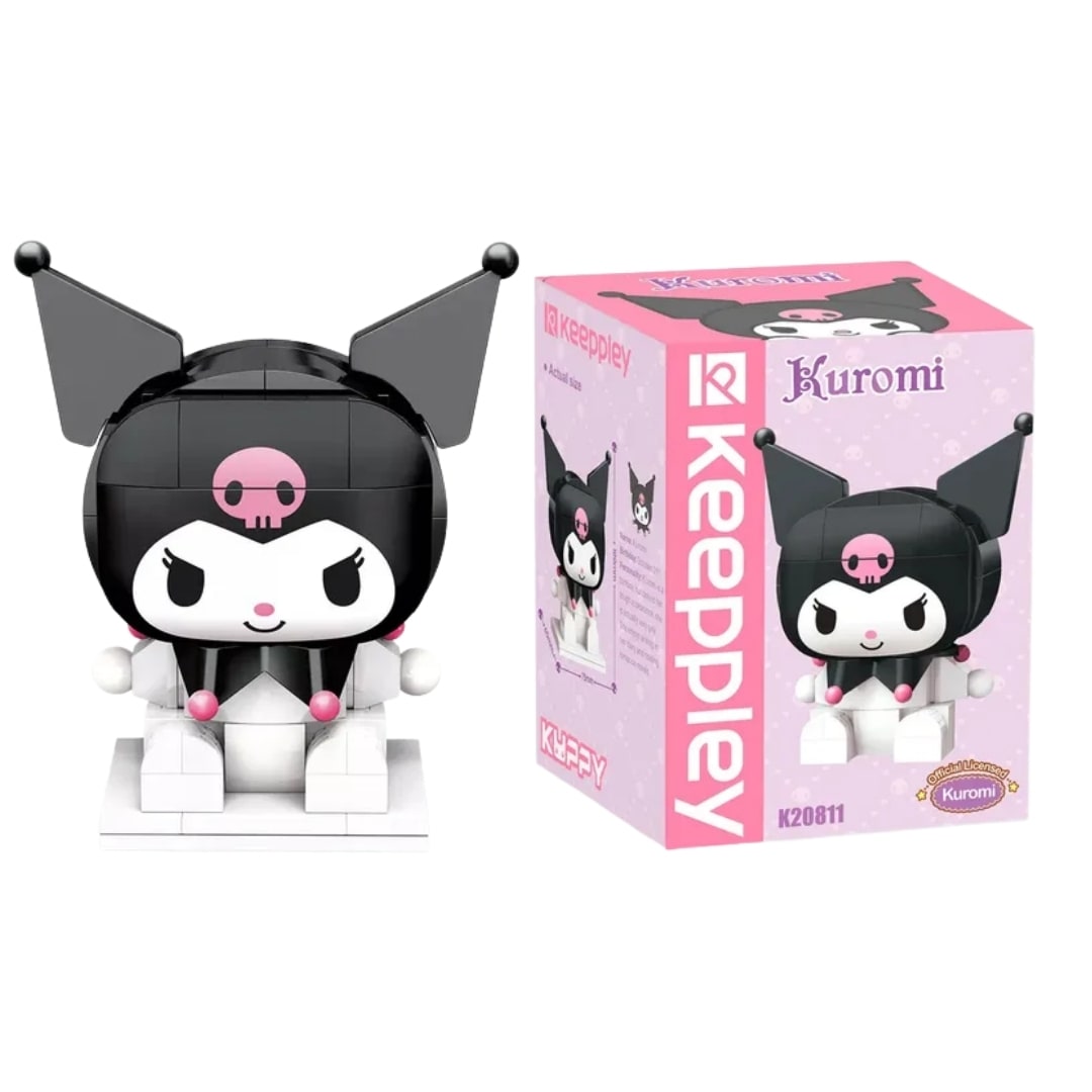 Keeppley Sanrio Kuromi - Figura Armable Coleccionable 0
