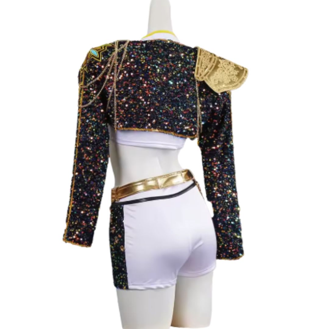 Disfraz Niña Rumi Golden Guerreras K-Pop Demon Hunters3