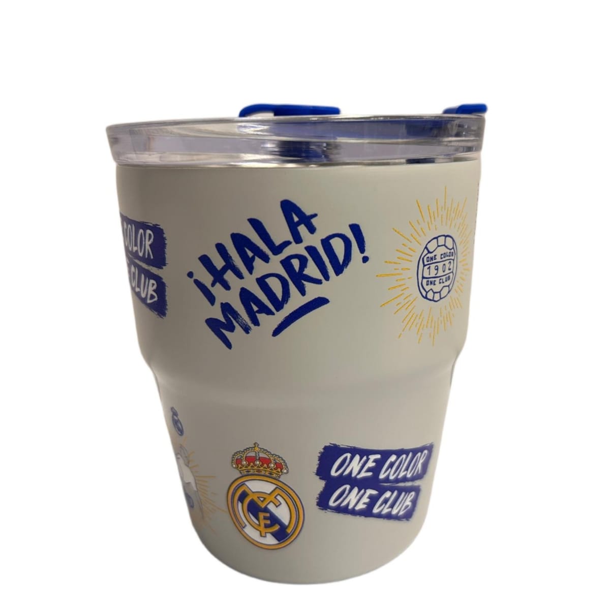 Mug vaso con cañita Real Madrid Futbol Chibi 480 ml 0