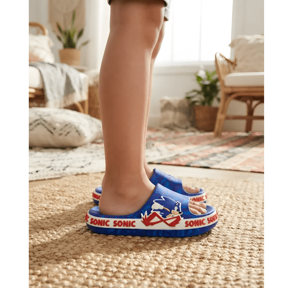 Sandalias Niño Casual Sonic Azul3