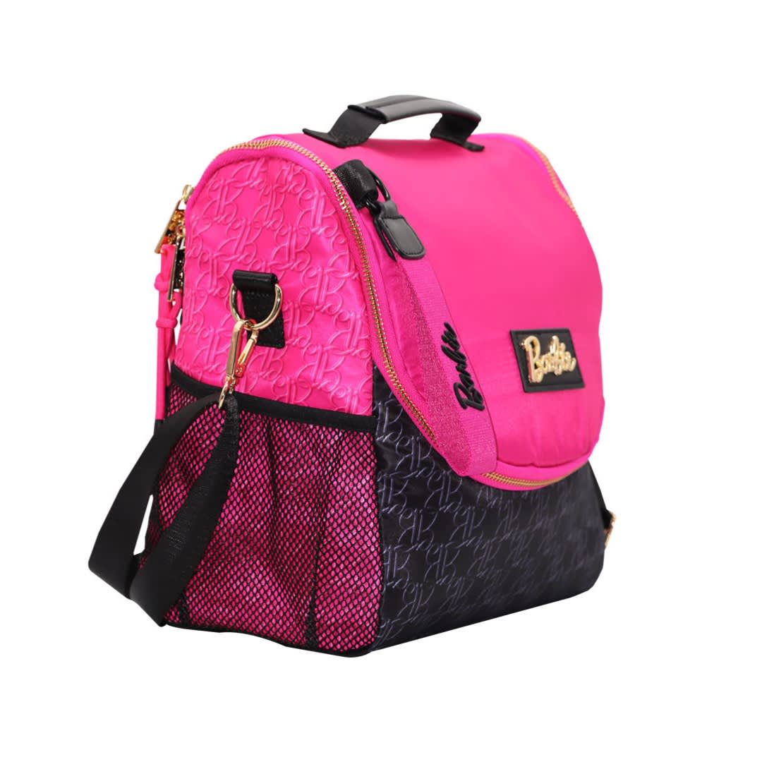 Pack Escolar Maleta Barbie Fucsia y Negro Oficio4