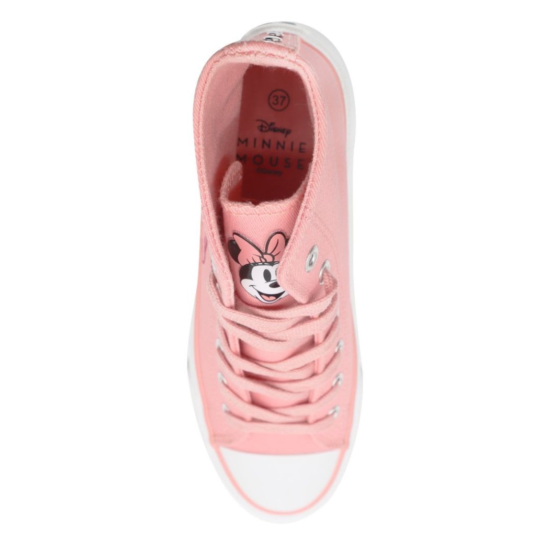 Zapatillas Mujer Minnie Mouse Botin Rosado4
