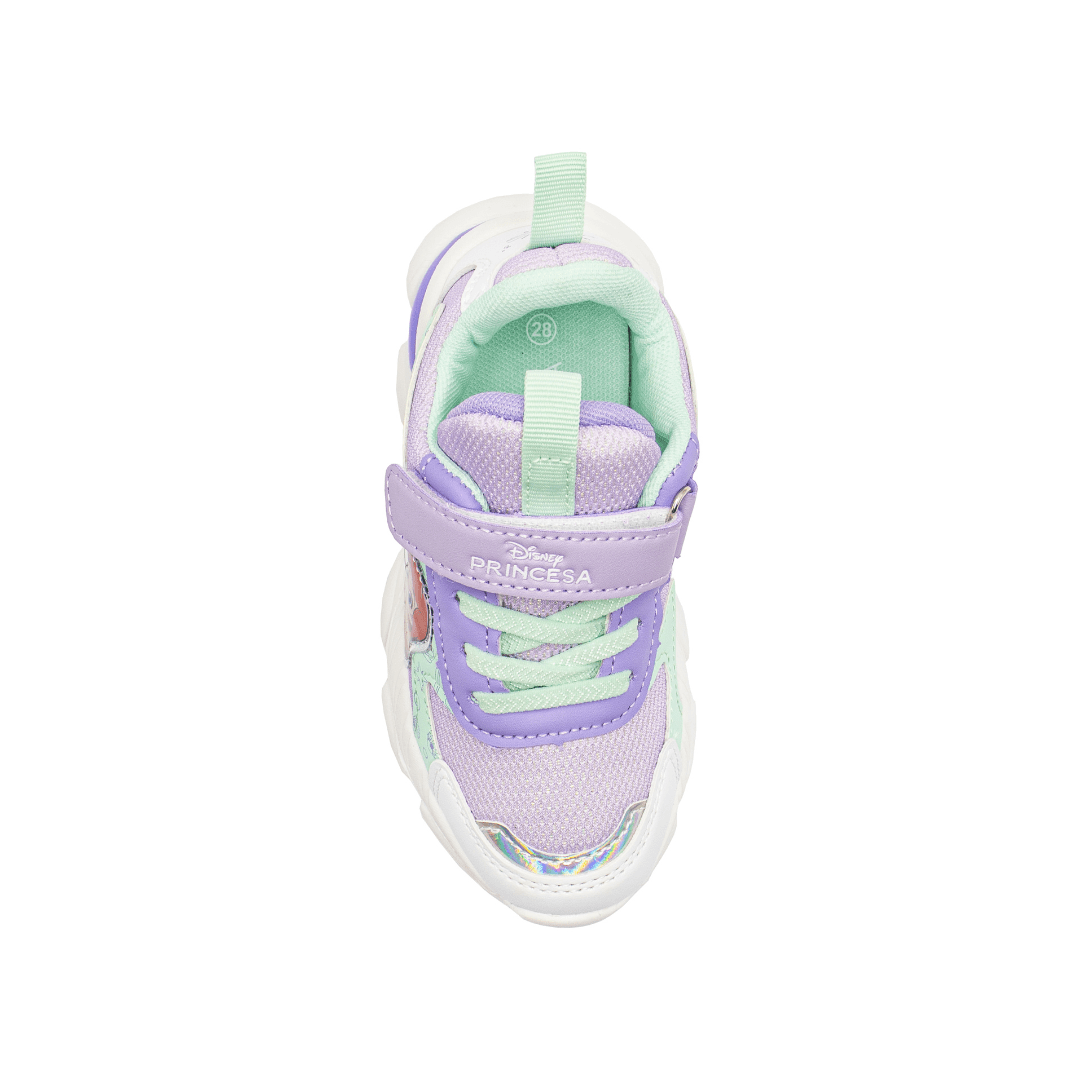 Zapatillas Niña Ariel La Sirenita con luces3