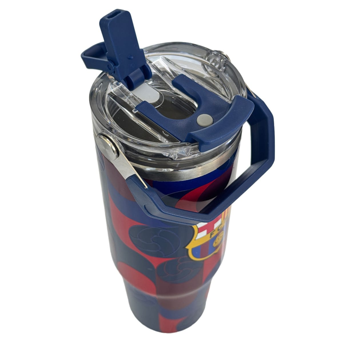 Mug Vaso Acero Termico Barcelona Futbol Azul 900 ML3