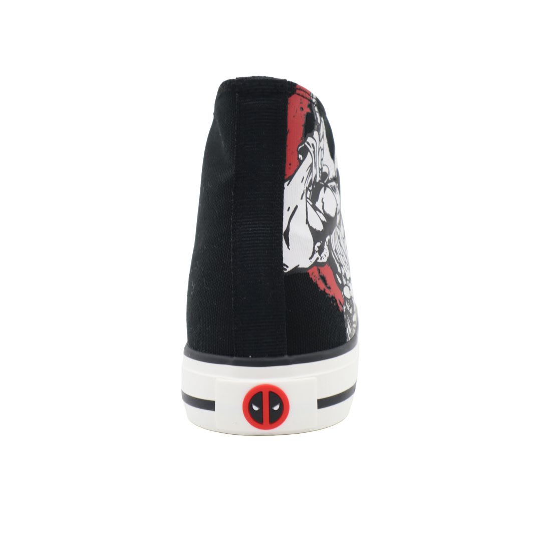 Zapatilla Botin Hombre Marvel Deadpool Negro5