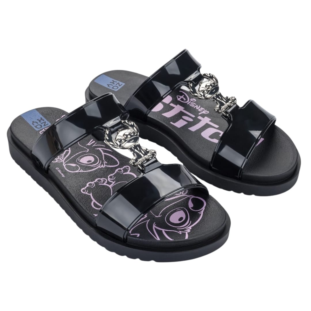 Sandalias Mujer Casuales Stitch Zaxy Negro 0