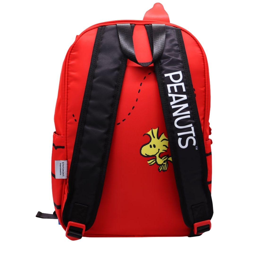 Pack Escolar Mochila Deluxe Snoopy Rojo Oficio3