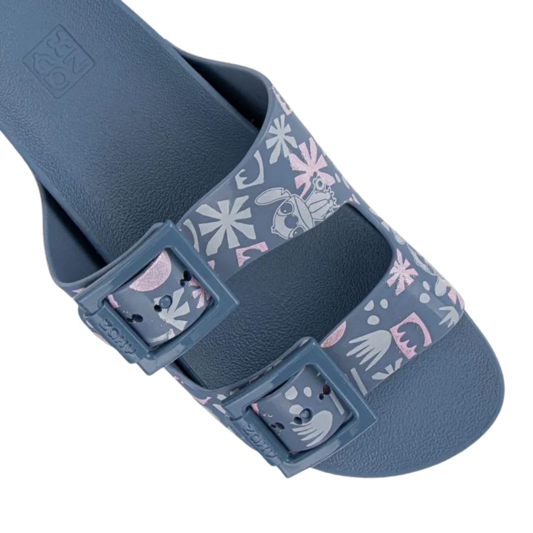 Sandalias Mujer Zaxy Stitch Celeste Vainilla3