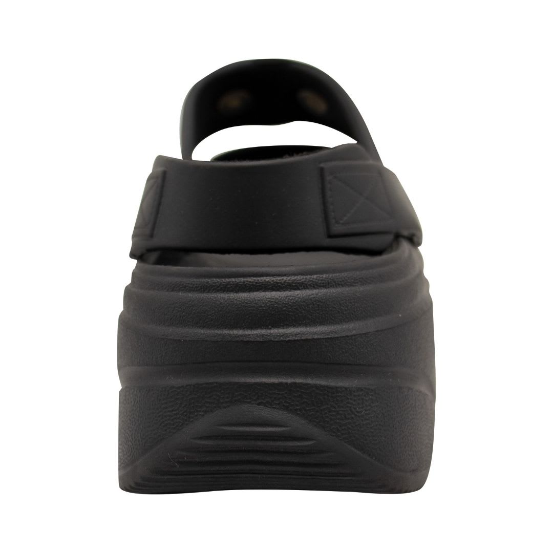 Sandalias Mujer Playera Plataforma Mickey Mouse Negro3