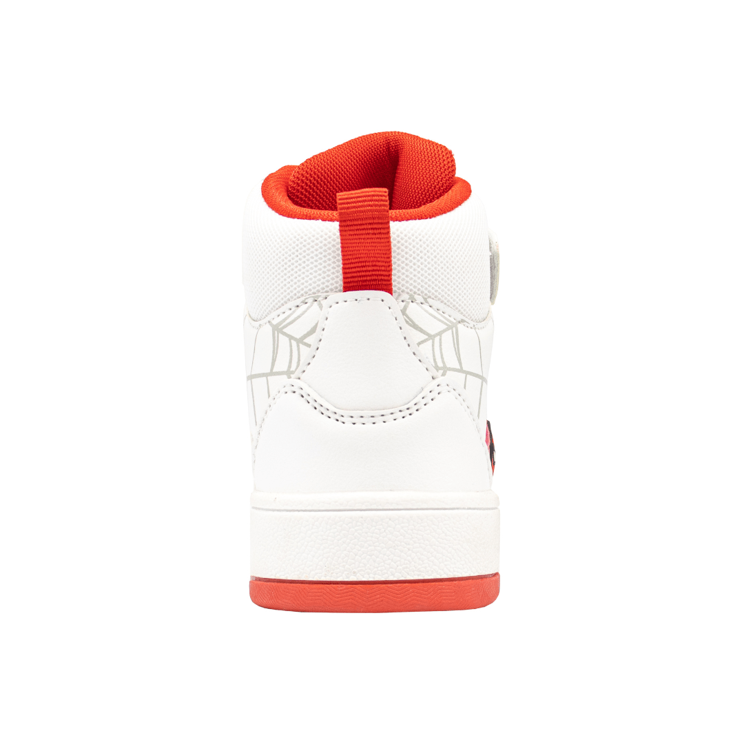 Zapatillas Spiderman Botin Blanco niño3