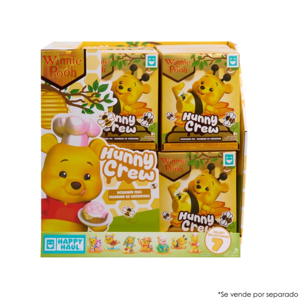 Figura Sorpresa Coleccionable Winnie The Pooh Hunny Crew Disney Serie Happy Haul3