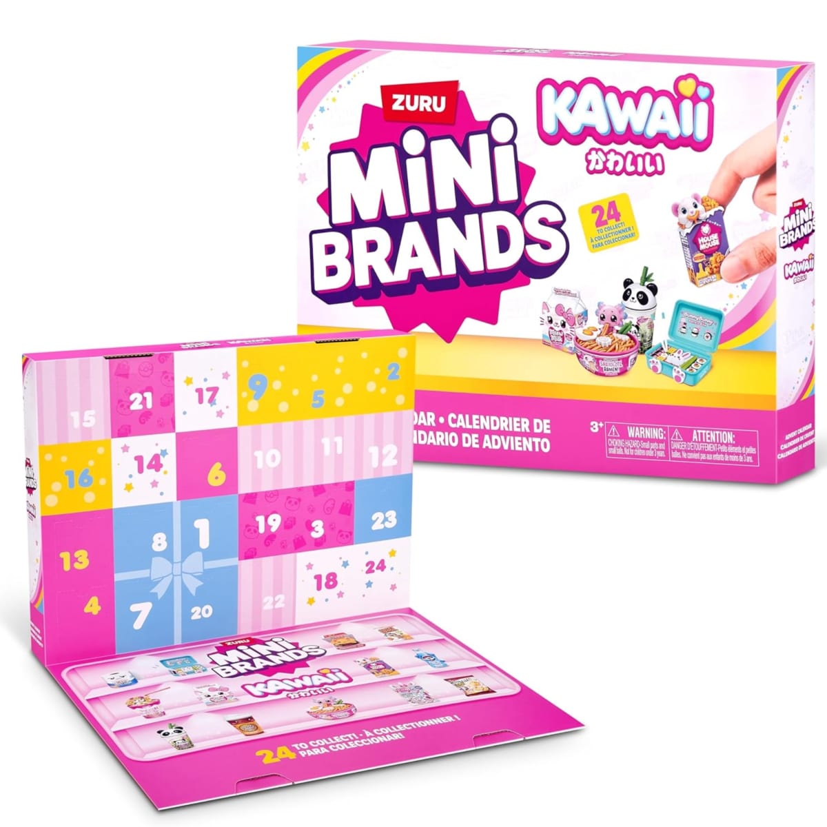 Calendario de Adviento Mini Brands Kawaii ZURU con Mini Coleccionables Sorpresa 0
