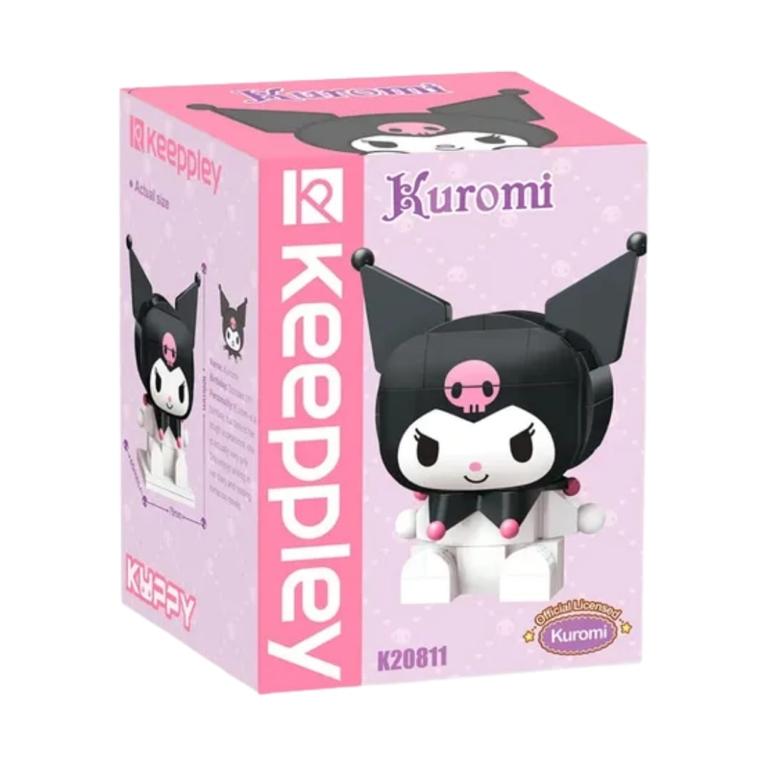 Keeppley Sanrio Kuromi - Figura Armable Coleccionable5