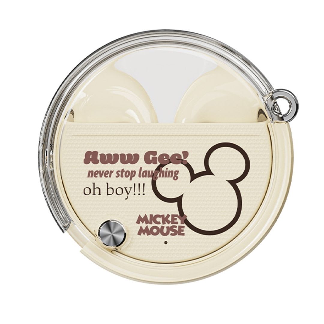 Audifonos Bluetooth Giratorio Mickey Mouse Beige4