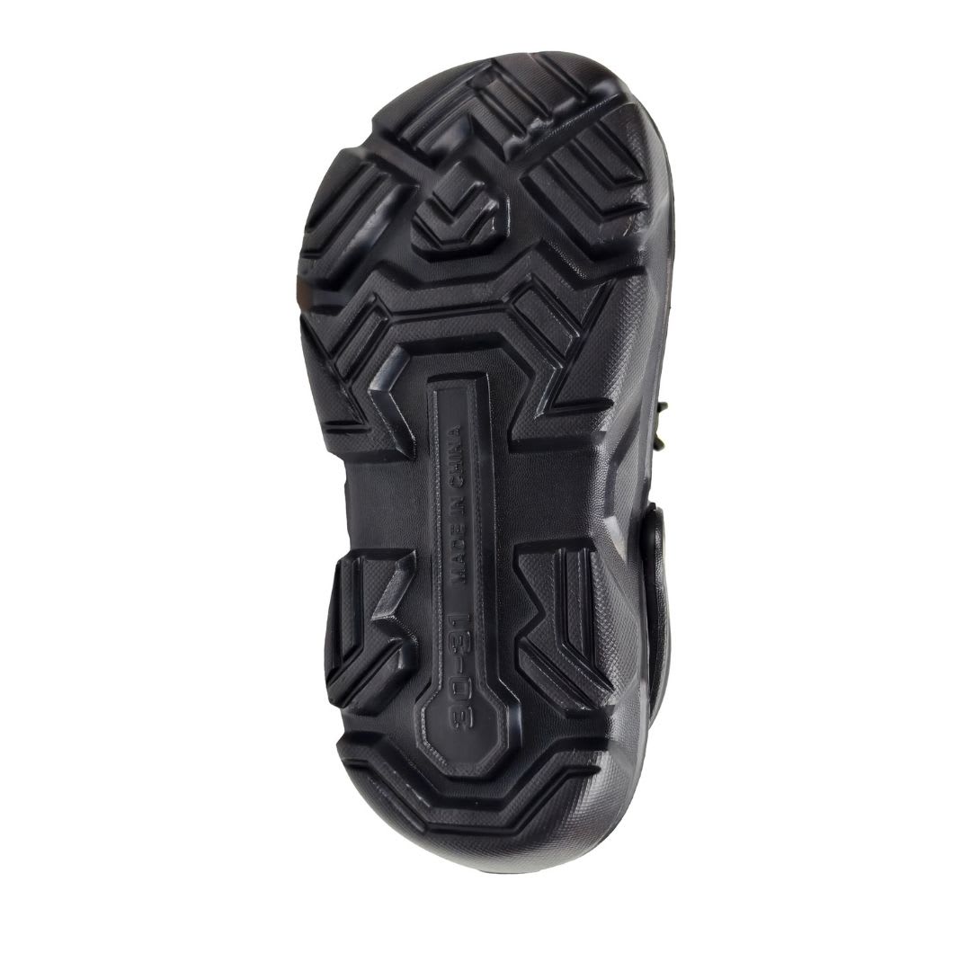 Sandalias Niño Clog Casual One Piece Luffy Negro4